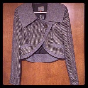 Hinge cute crossover button jacket size medium